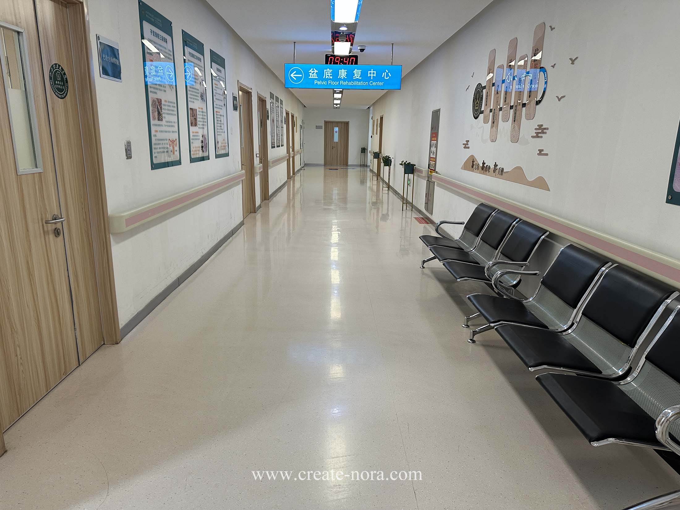 the photo of nora rubber flooring in Shanxi Bethune Hospital 1